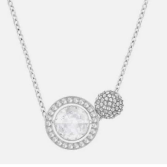 New In Box Swarovski Versatile Hote Crystal Silver Pendant $129 - Picture 3 of 11